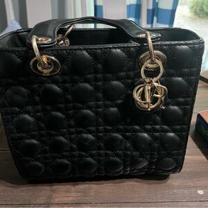 Black Quilted Handbag